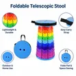 1pc Foldable Plastic Stool - Brand New - 2
