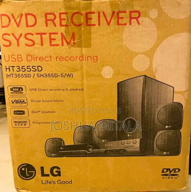 LG HT355SD DVD Home Theater System - 1