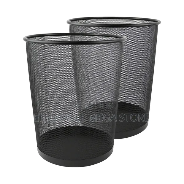 Medium Metallic Dust Bin - Brand New - 1