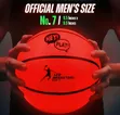 Impact-Activated LED Glowing Basketball - 1