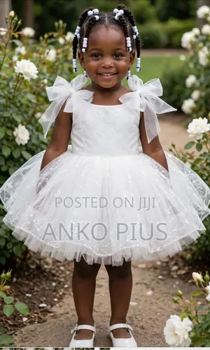 Elegant White Dresses for Children