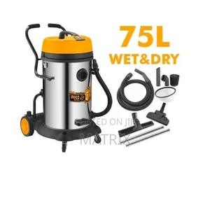 INGCO 75L Wet and Dry Industrial Vacuum Cleaner (VC24751)