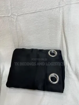 Synthetic 3 Piece Plain Curtains