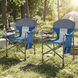 Heavy-Duty Folding Camping Director's Chair with Table & Cup Holder - 2