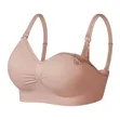 Seamless Wireless Nursing Bra - Nude - 2