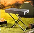 Portable Folding Charcoal Barbecue Grill - 1