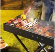 Portable Folding Charcoal Barbecue Grill - 3