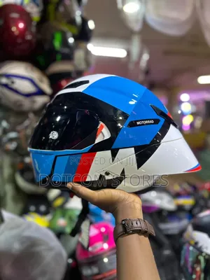 2-in-1 Motorcycle Helmet - Open Face with Sun Visor