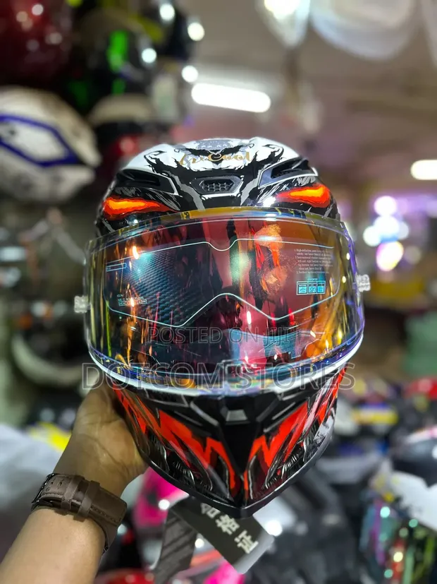 American Safety Full-Face Motorcycle Helmet - 1