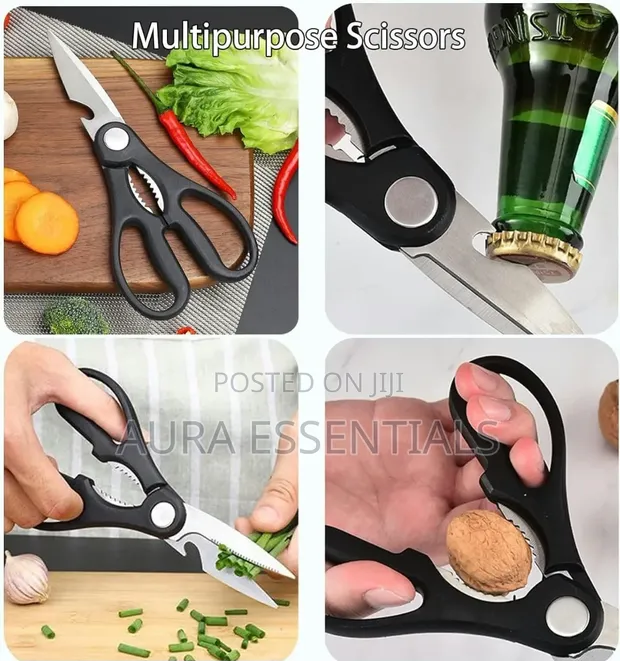 Multi-Functional Stainless Steel Kitchen Shears - 1
