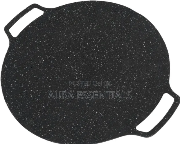 Non-Stick Round BBQ Grill Pan - 1