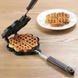 Heart-Shaped Waffle Maker Pan - 1