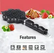 Heart-Shaped Waffle Maker Pan - 2