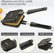 Non-Electric Stove-Top Waffle Baking Mold - 2