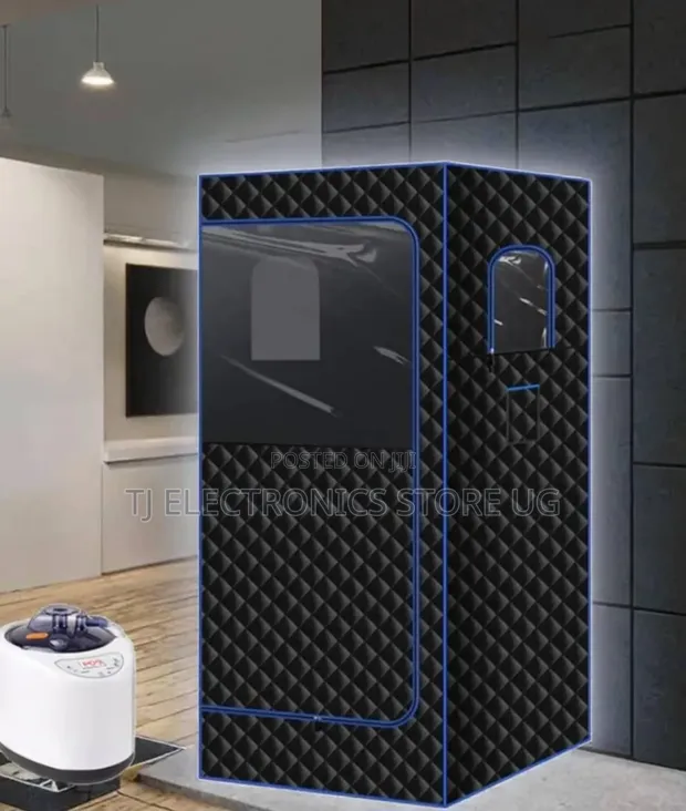 Home Portable Steam Sauna Box with Steamer Machine - 1
