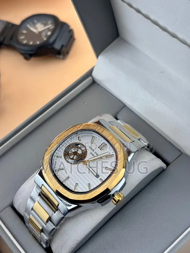 Patek Philippe Geneve Two Tone Automatic Watch - 1