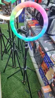 10" RGB LED Ring Light Set with Tripod - 2