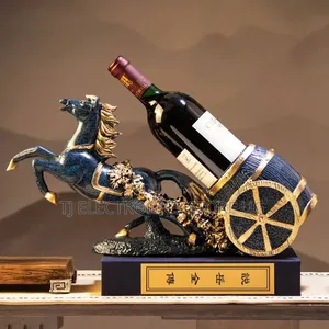 Horse Chariot Wine Bottle Holder