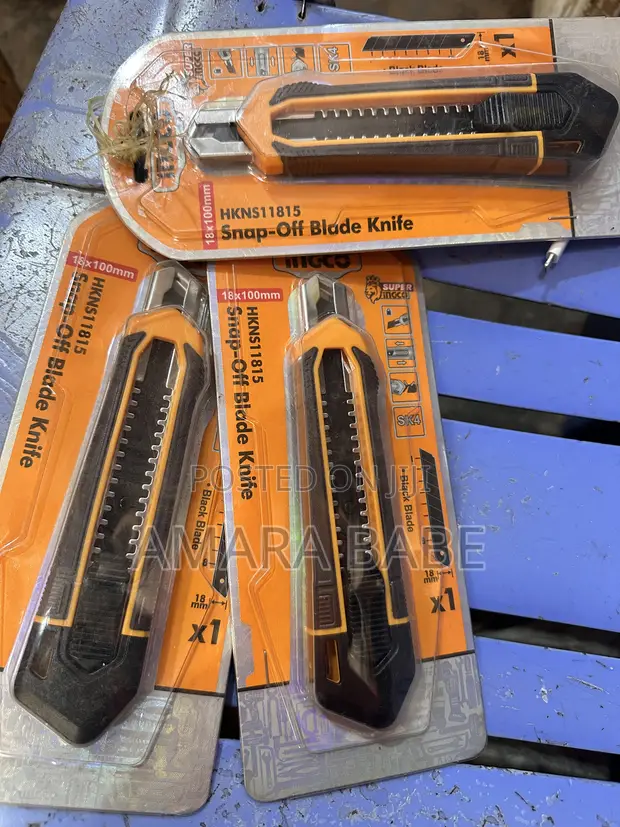 INGCO Snap-Off Blade Knife - Brand New - 1