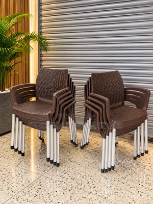 Brand New Plastic Chairs with Steel Legs