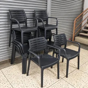 Brand New Black Plastic Chairs