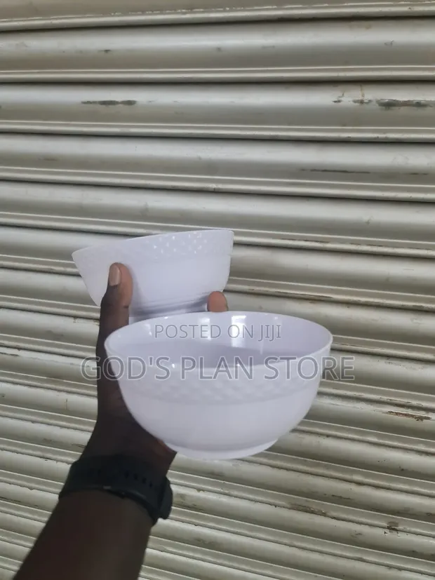 12pc Pure White Melamine Soup Bowls - 1
