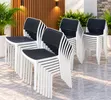 Mosaic Design Plastic Chairs - Brand New - 2
