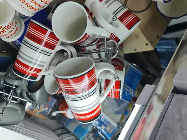Classy 6pcs Ceramic Cups - 1