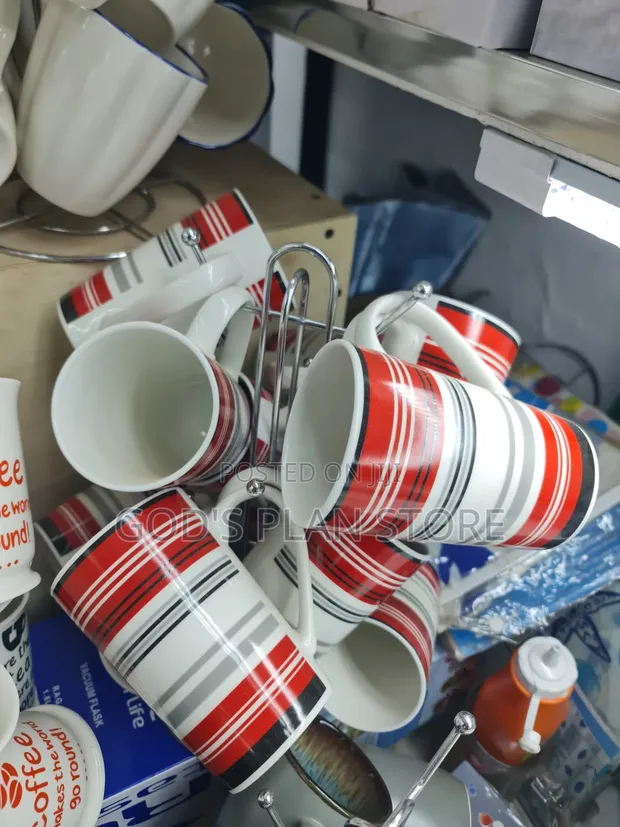 Classy 12pcs Multipurpose Ceramic Cups - 1