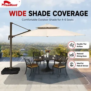 Outdoor Wide Shade Garden Business Umbrella
