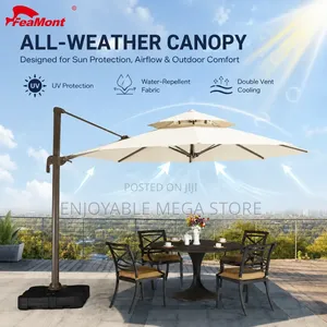 Heavy-Duty Outdoor Canopy Umbrella - Brand New