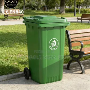 240L Heavy Duty Plastic Dust Bins (Brand New)