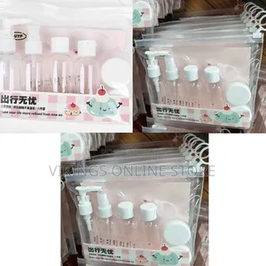 6-Piece Travel Cosmetic Bottle Set