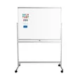 90x120cm Double Sided Dry Erase Whiteboards with Stands - 1