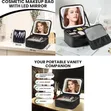 Luxury Portable Makeup Box with Smart LED Mirror - 1