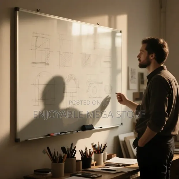 90x180cm Dry Erase Whiteboard - 1