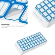 Blue 400 File Folder Labels - Self-Adhesive Stickers - 1