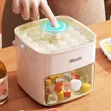 Ice Cube Maker with Tray and Lid - White - 2