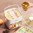 Ice Cube Maker with Tray and Lid - White - 3