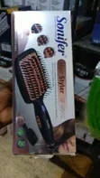 Sonifer Electric Hair Straightening Brush - 2