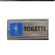 5 Pieces Blue Men's Toilet Sign - Self-Adhesive - 2