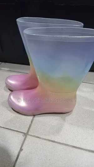 Cat & Jack Kids' Rainbow Gradient Waterproof Rain Boots