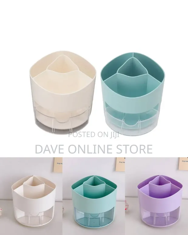 Cosmetics Storage Rack - Rotating Organizer - 1