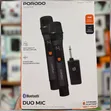 Porodo Soundtec Duo Mic Aluminum Rechargeable Wireless Microphone - 2