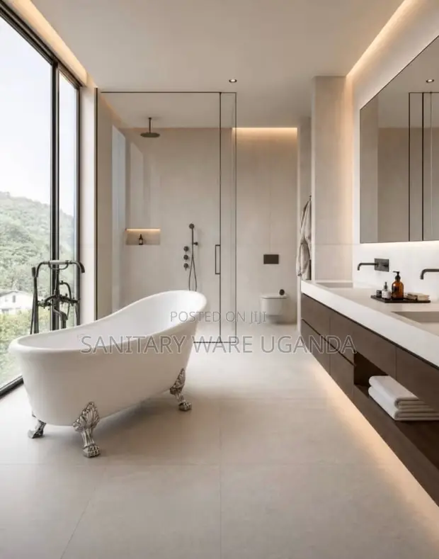 Brand New ACE Standalone Bathtub with Mixer - 1