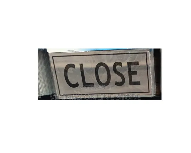 Self-Adhesive 'CLOSE' Sign - 1