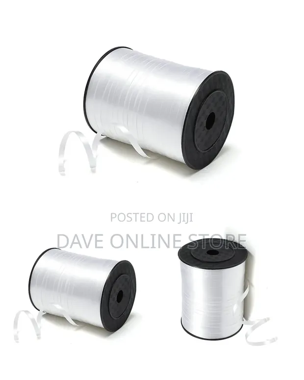 White Curling Ribbon - 1