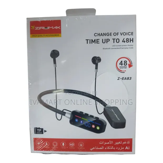 ZIRUMAX Wireless Bluetooth Headset V5.3 - Voice Change Stereo - 1