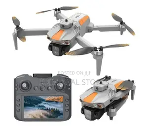 LF669 GPS Brushless Drone - Foldable Black & Orange