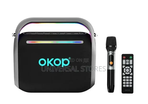 OKOP KP-8001 Portable Wireless Bluetooth Karaoke Microphone Speaker - 1
